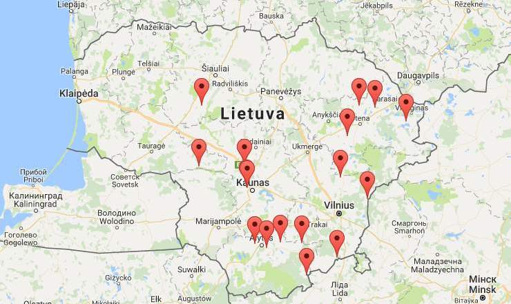 Kaniūkai - 17 Lietuvoje